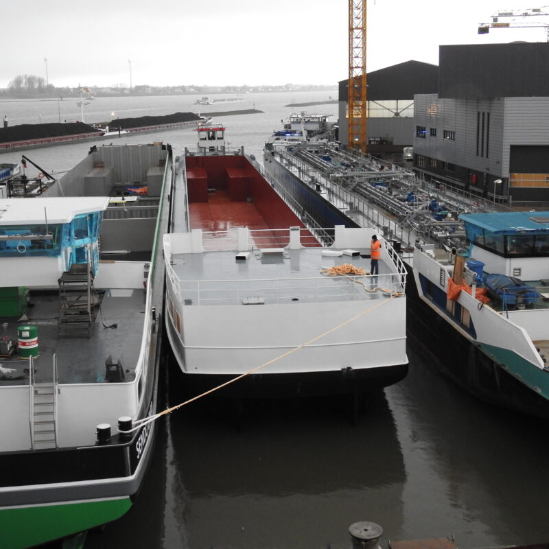 afbouw Alphenaar, concordia Damen, Alphenaar ready for finishing